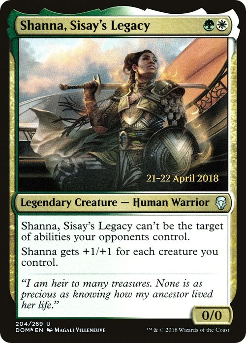 Shanna, Sisay's Legacy Card Front