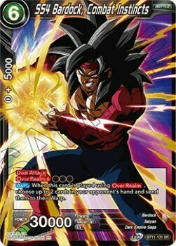 SS4 Bardock, Combat Instincts Card Front