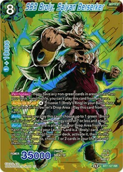 SS3 Broly, Saiyan Berserker Card Front