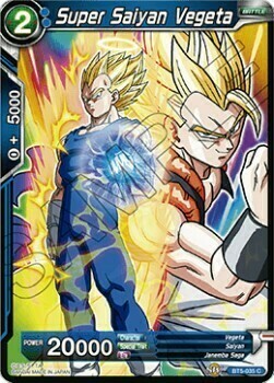 Super Saiyan Vegeta Card Front