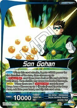 Son Gohan // Righteous Heart Son Gohan Card Front