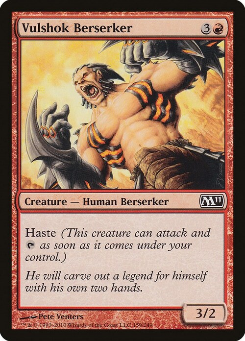 Vulshok Berserker Card Front