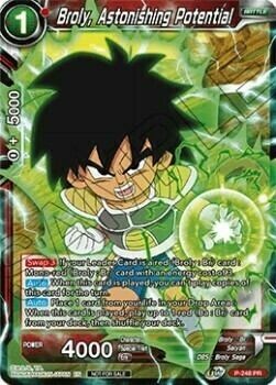 Broly, Astonishing Potential Card Front