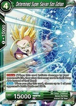 Determined Super Saiyan Son Gohan Card Front