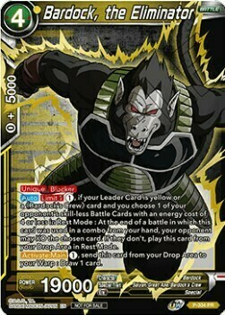 Bardock, the Eliminator Card Front