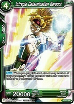 Intrepid Determination Bardock Card Front