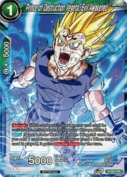 Prince of Destruction Vegeta, Evil Awakened Card Front