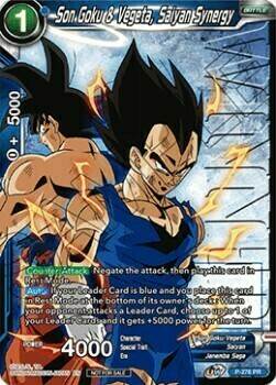 Son Goku & Vegeta, Saiyan Synergy Card Front