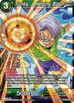 Trunks, a Helping Blast Card Front