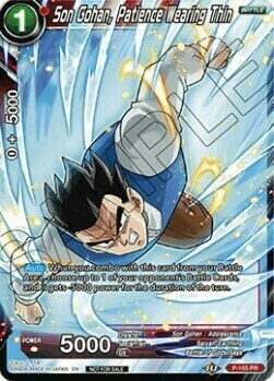 Son Gohan, Patience Wearing Thin Card Front