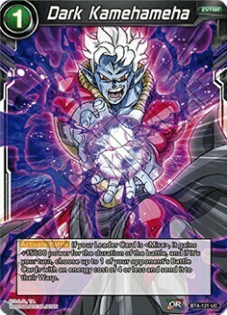 Dark Kamehameha Card Front