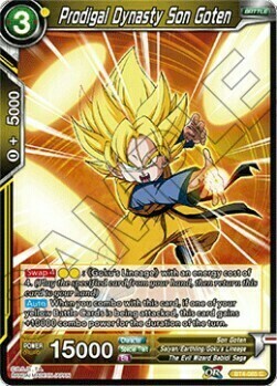 Prodigal Dynasty Son Goten Card Front