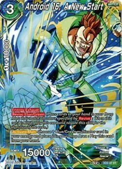 Android 16, A New Start Card Front