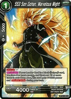 SS3 Son Gohan, Marvelous Might Card Front