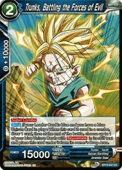 Trunks, Battling the Forces of Evil Card Front