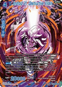 Android 21, Destructive Villain Card Front