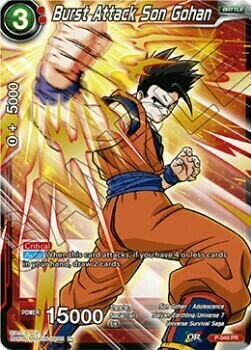 Burst Attack Son Gohan Card Front