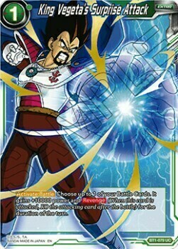 King Vegeta&#39;s Surprise Attack Card Front