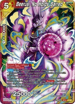 Beerus, No Holds Barred Card Front