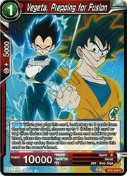 Vegeta, Preparazione alla Fusione