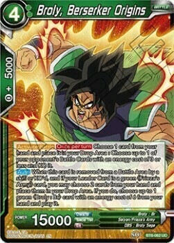 Broly, le Origini del Berserk Card Front