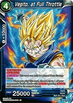 Vegito, at Full Throttle Card Front