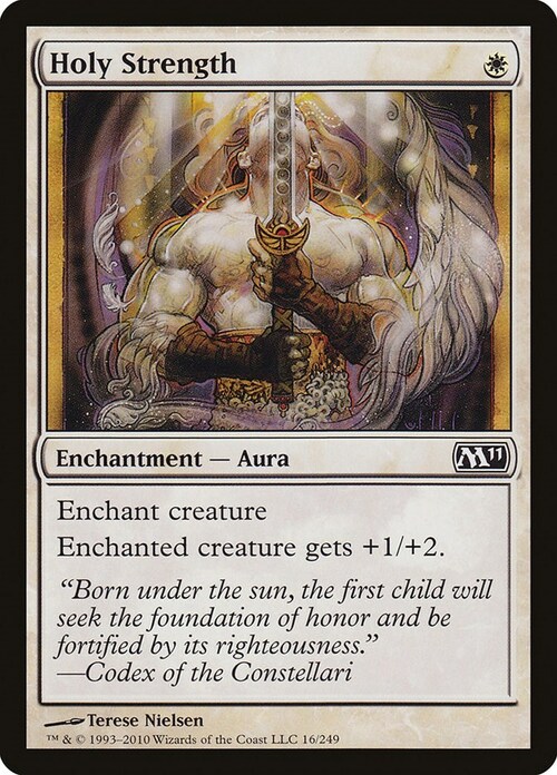 Holy Strength Card Front