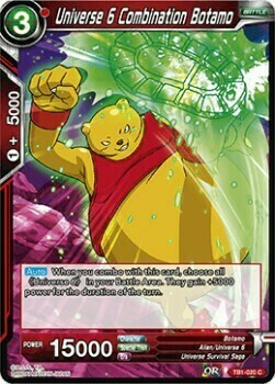 Universe 6 Combination Botamo Card Front