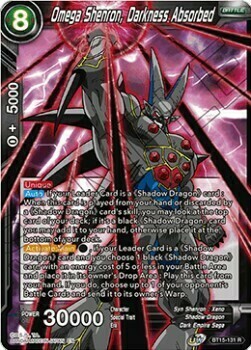 Omega Shenron, Darkness Absorbed Card Front