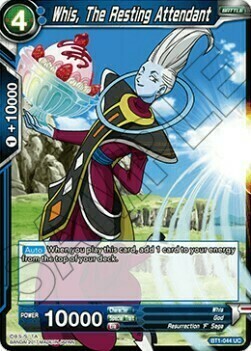 Whis, The Resting Attendant Card Front