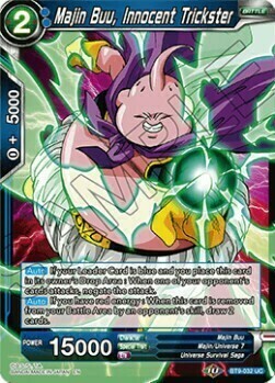 Majin Buu, Innocent Trickster Card Front