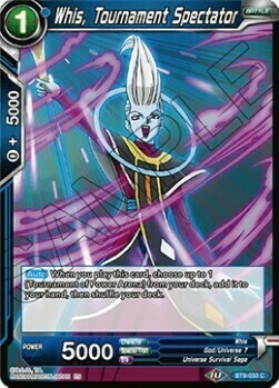 Whis, Tournament Spectator Card Front