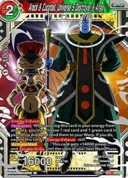 Arack & Cucatail, Universe 5 Destroyer & Angel Card Front