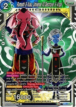 Rumsshi & Kusu, Universe 10 Destroyer & Angel Card Front