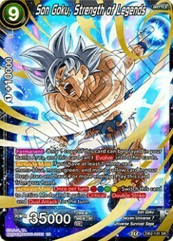 Son Goku, Strength of Legends Card Front