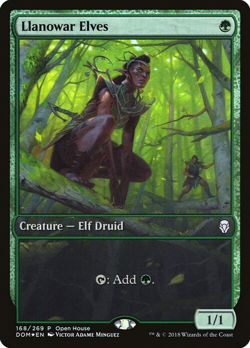 Llanowar Elves Card Front