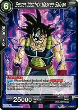 Secret Identity Masked Saiyan Card Front