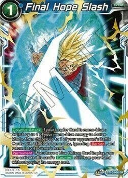 Final Hope Slash Card Front