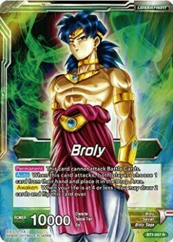 Broly // Broly, The Legendary Super Saiyan Card Front