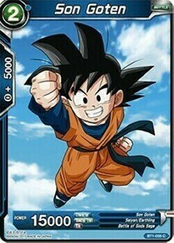 Son Goten Card Front