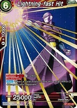 Lightning-fast Hit Card Front