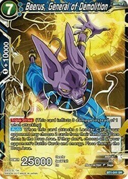 Beerus, General of Demolition Card Front