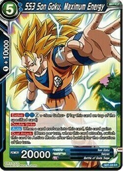 SS3 Son Goku, Maximum Energy Card Front