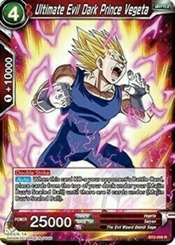 Ultimate Evil Dark Prince Vegeta Card Front