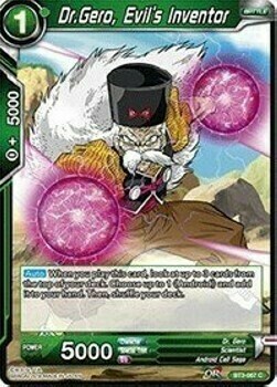 Dr. Gero, Evil's Inventor Card Front