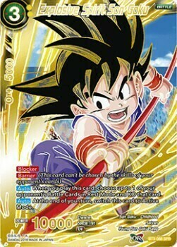 Explosive Spirit Son Goku Card Front