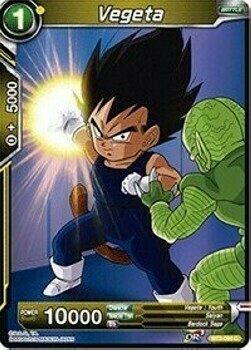 Vegeta Card Front