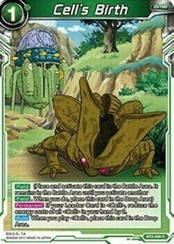 Cell&#39;s Birth Card Front