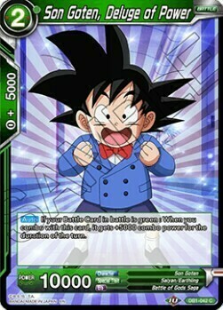 Son Goten, Deluge of Power Card Front