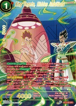 King Vegeta, Hidden Ambitions Card Front